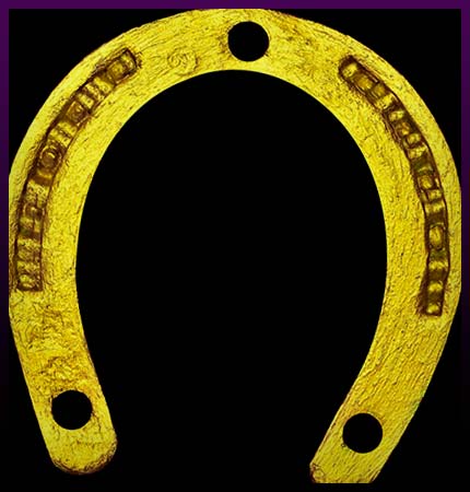 Golden talisman of good luck