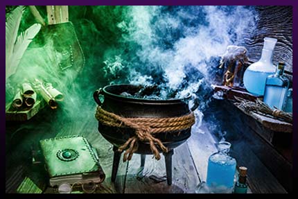 Black magic ritual and symptoms