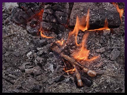 Fire magic of Wicca