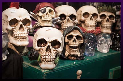 Black magic spell caster's skulls Black magic spell caster's skulls