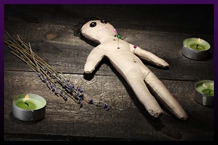 Voodoo doll of black magic spell of love Voodoo doll of black magic spell of love