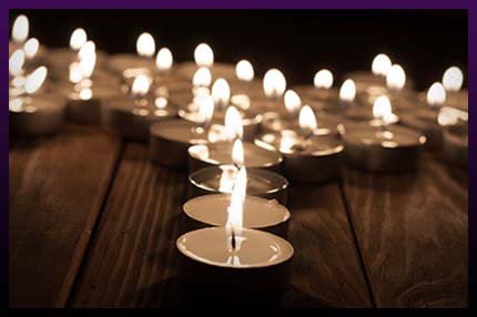 Real spells and candles